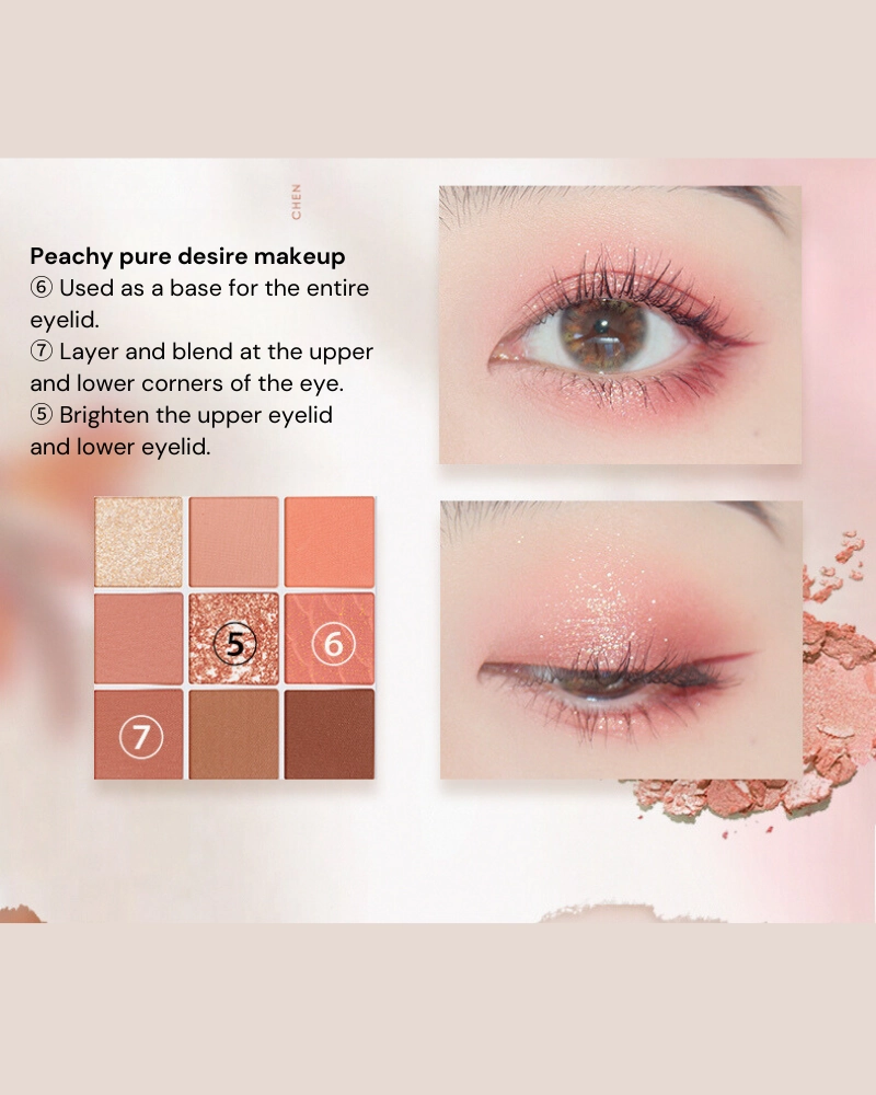 12 Gardens Nine-Color Eyeshadow Palette