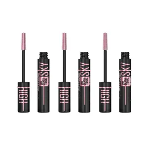 3x Maybelline Lash Sensational Sky High Mascara Cosmic Black