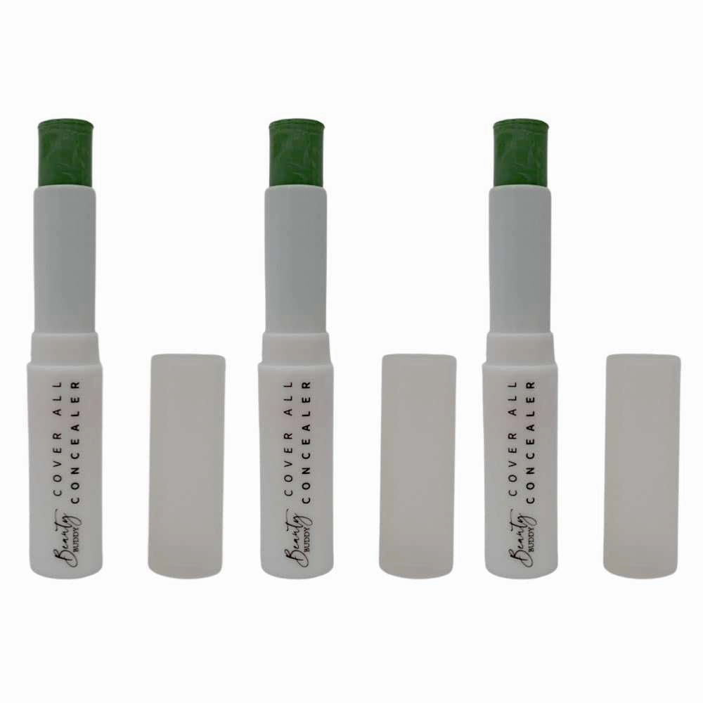 3x Beauty Buddy Cover All Concealer 03 Green 4g