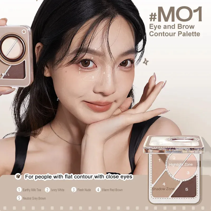 5 Shades Eyebrow Detail Palette