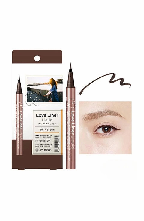 [MSH] Love Liner Liquid Eyeliner Pen Waterproof - Dark Brown