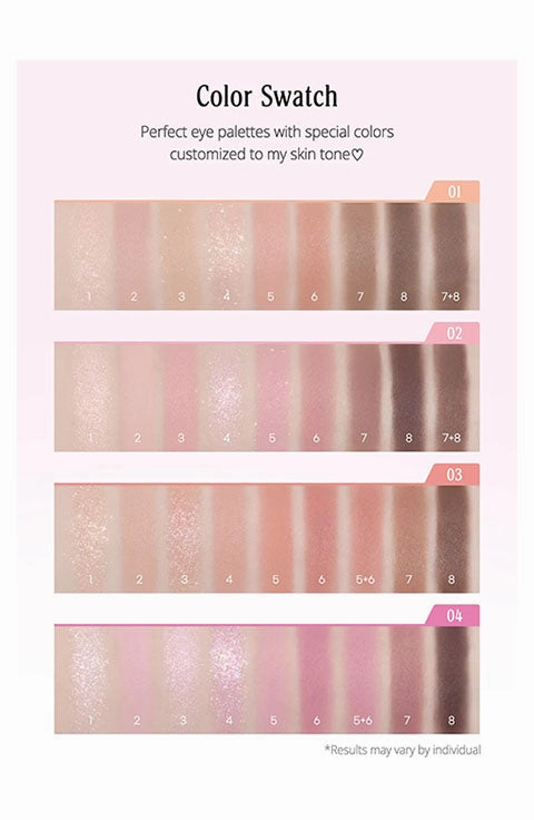 [peripera] All Take Mood Palette - 4 Colors