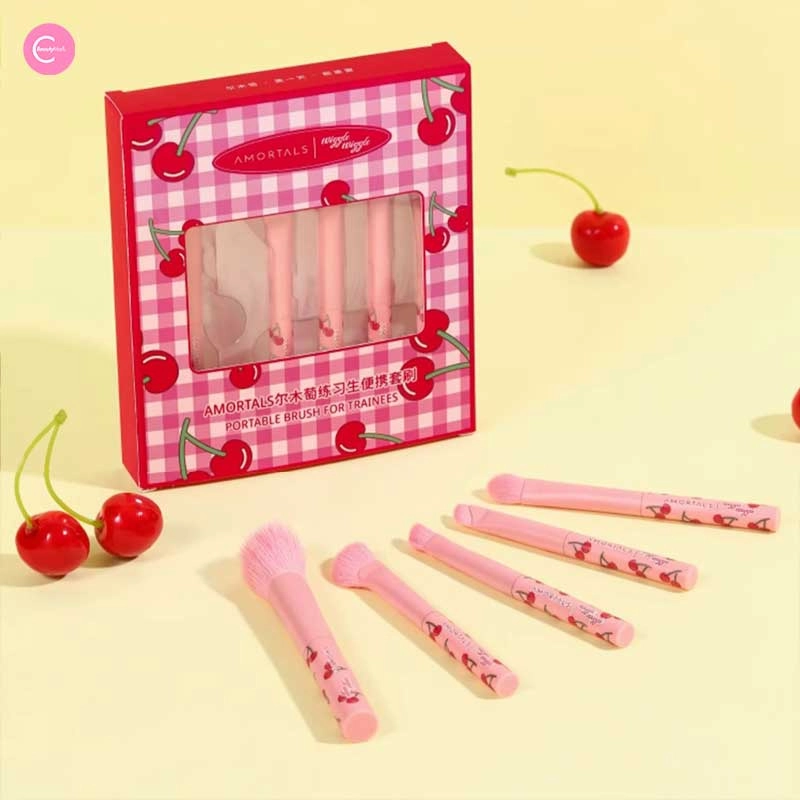 AMORTALS X Wiggle Portable Makeup Brush Set