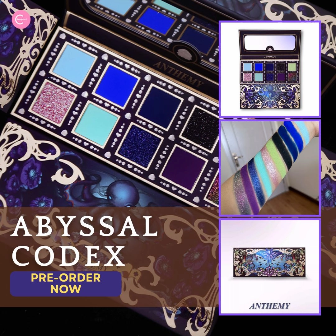 Anthemy "Abyssal Codex" Chameleon Eyeshadow Palette – Ten Transformative Shades