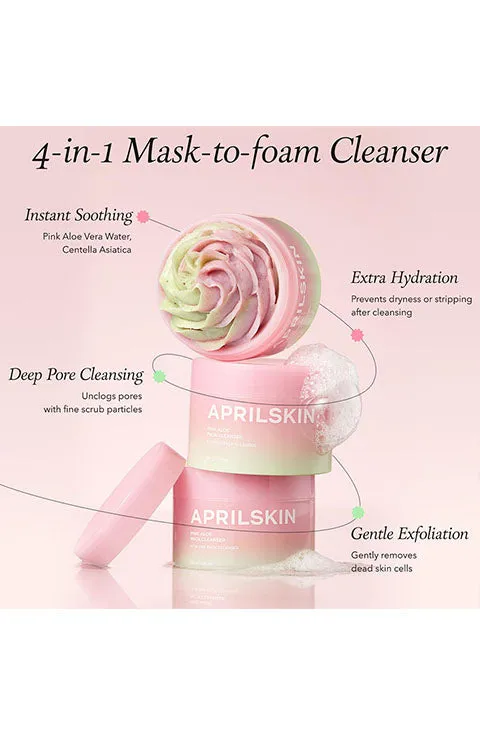 [APRILSKIN] Pink Aloe Pack Cleanser (120g/4.23fl.oz)