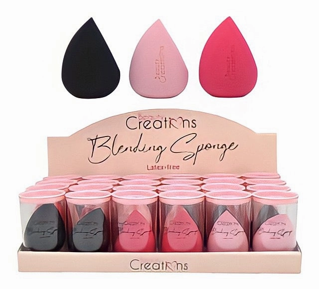 BEAUTY CREATIONS - BLENDING SPONGE - DISPLAY 24 PCS