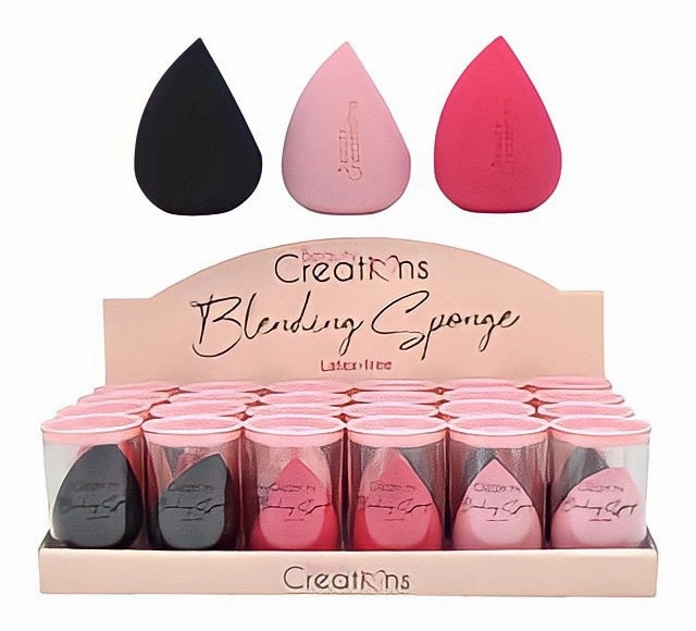 BEAUTY CREATIONS - BLENDING SPONGE - DISPLAY 24 PCS