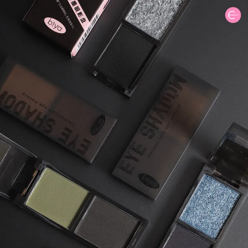 Biya Frosted Elegance Dual-Tone Eyeshadow Palette