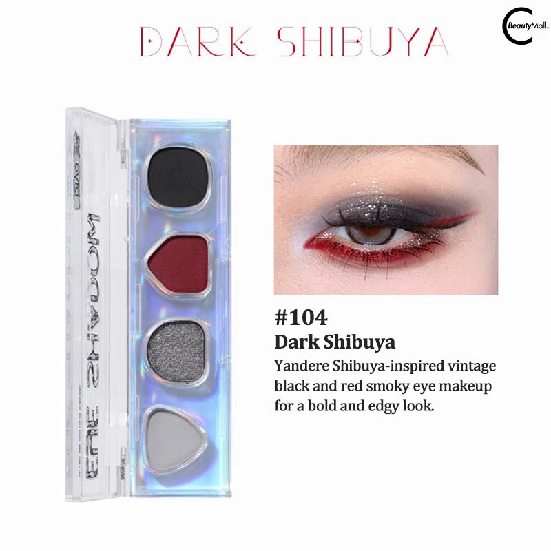 Biya Cyberpunk Four-Color Eyeshadow Palette