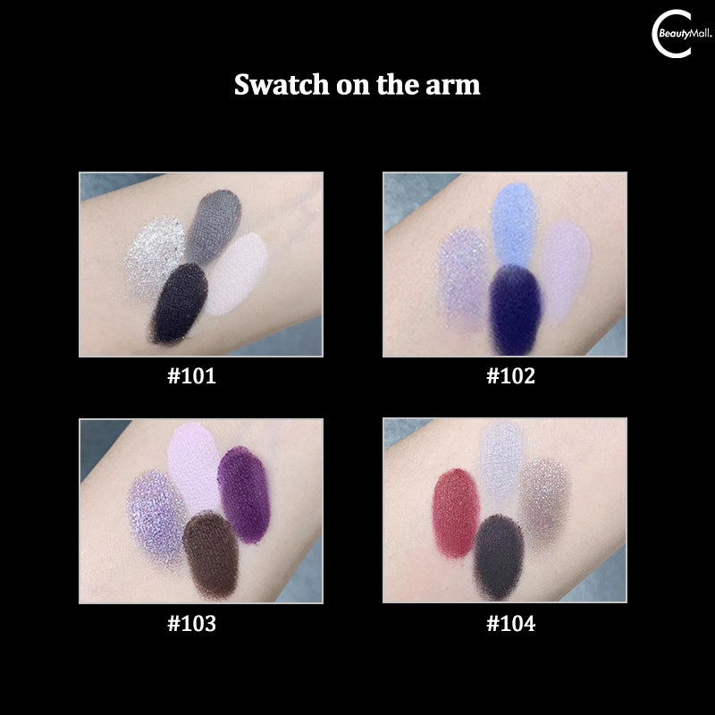 Biya Cyberpunk Four-Color Eyeshadow Palette