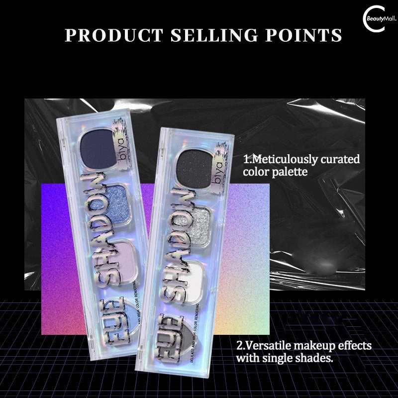 Biya Cyberpunk Four-Color Eyeshadow Palette
