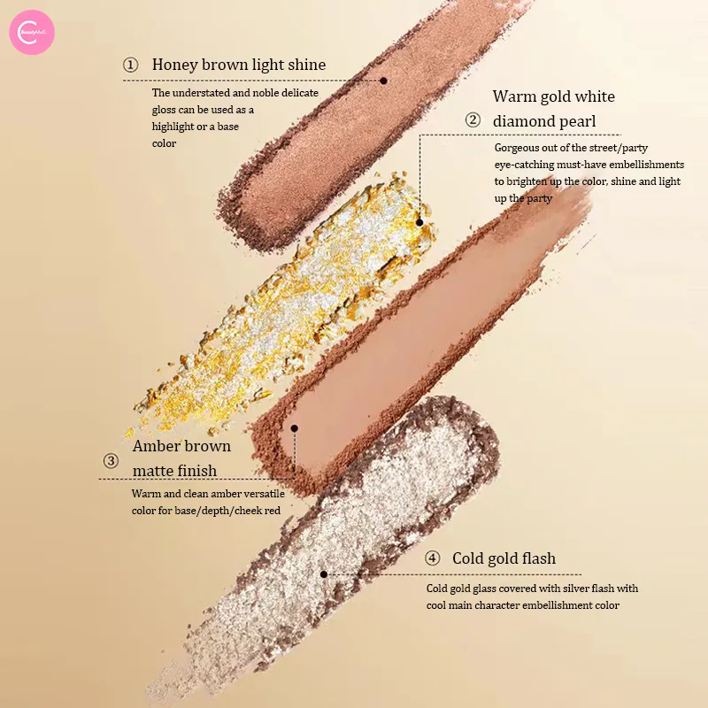 CHEERYEP (QIANYAN) Festive Gothic Holiday Eyeshadow Set
