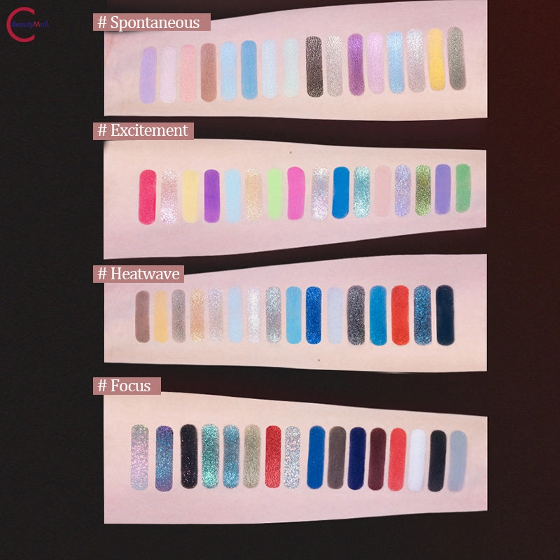 CHEERYEP (QIANYAN) 16-Color Natural Star Eye Shadow Palette - 05#Sizzard