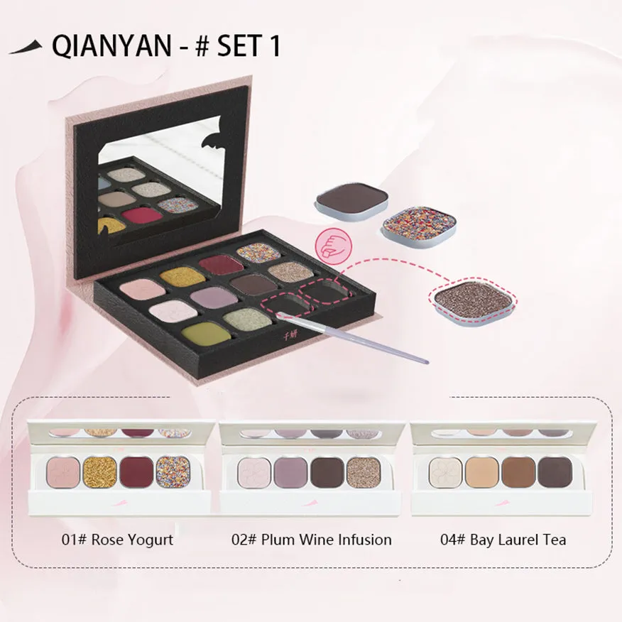 CHEERYEP(QIANYAN) Customizable Quad Eyeshadow Palette