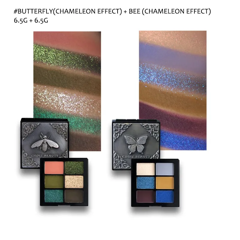 CHOIZ BEAUTY Insect Series 6-color Chameleon Eyeshadow Palette