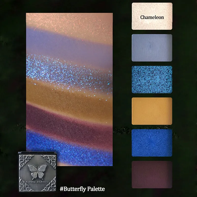 CHOIZ BEAUTY Insect Series 6-color Chameleon Eyeshadow Palette