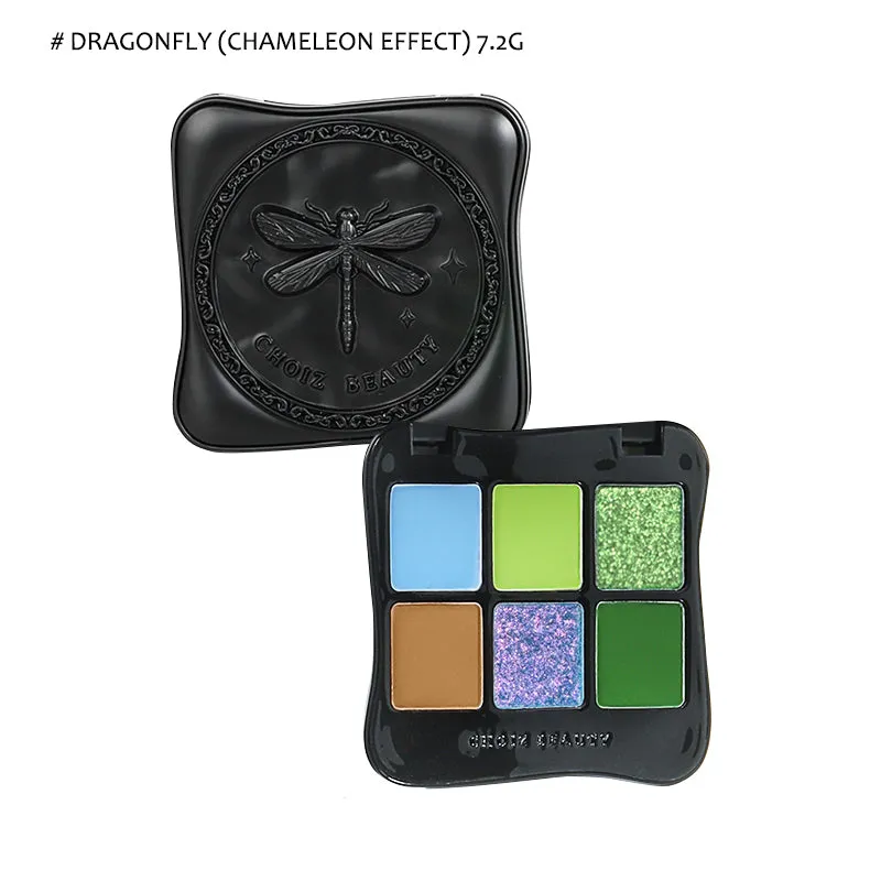 CHOIZ BEAUTY Insect Series 6-color Chameleon Eyeshadow Palette