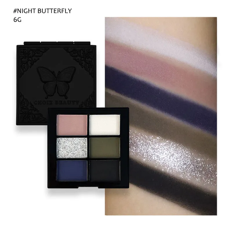 CHOIZ BEAUTY Insect Series 6-color Chameleon Eyeshadow Palette