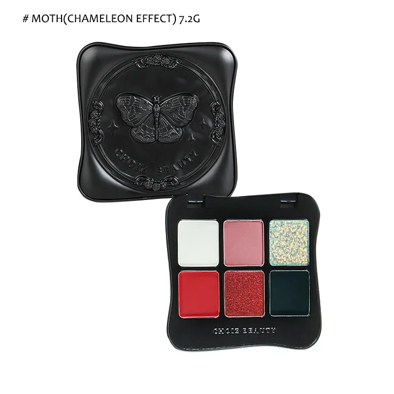 CHOIZ BEAUTY Insect Series 6-color Chameleon Eyeshadow Palette