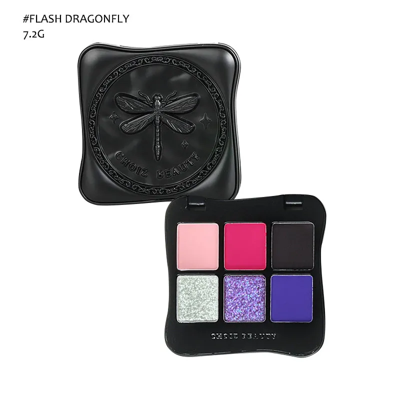 CHOIZ BEAUTY Insect Series 6-color Chameleon Eyeshadow Palette