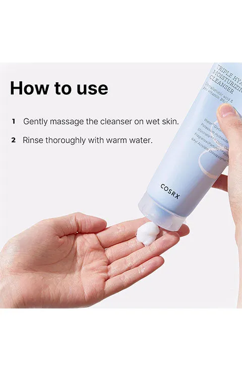 [COSRX Triple Hyaluronic Moisturizing Cleanser 150Ml