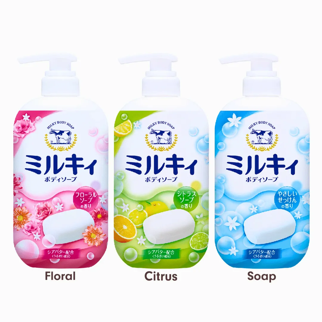 COW Milky Body Soap Fragrance Pump