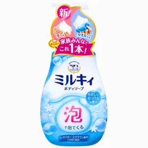 COW Milky Body Soap Soap Fragrance Bubble Foam Pump