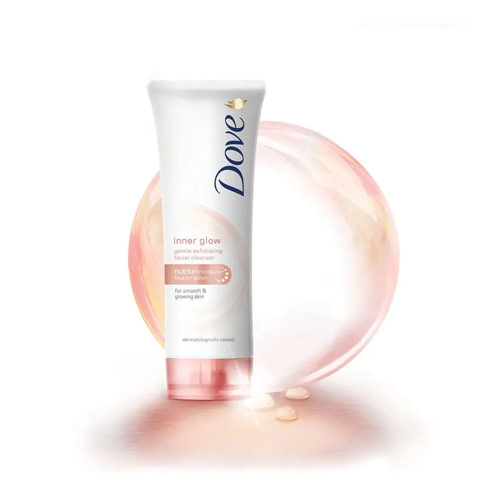 Dove Facial Cleanser Gentle Exfoliating Inner Glow 100g