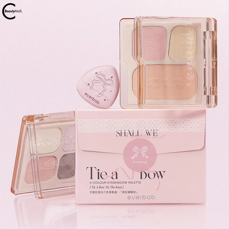 Everbab Butterfly Bow Series Six-Color Eyeshadow Palette