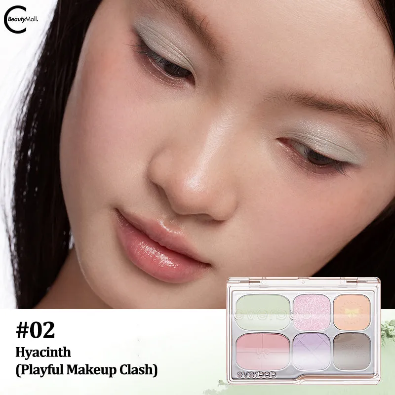 Everbab Butterfly Bow Series Six-Color Eyeshadow Palette
