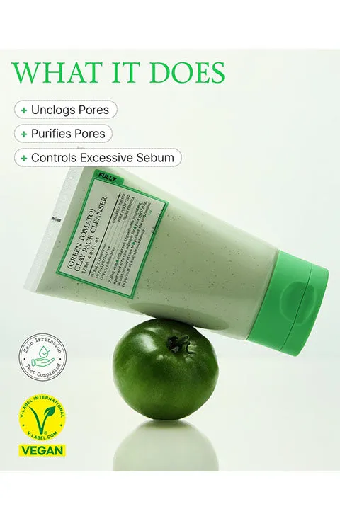 [FULLY] Green Tomato Clay Pack Cleanser (120mL/4.05fl.oz)