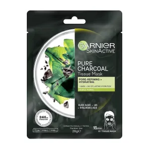 Garnier Pure Charcoal Hyaluronic Acid   Black Algae Sheet Mask 28g