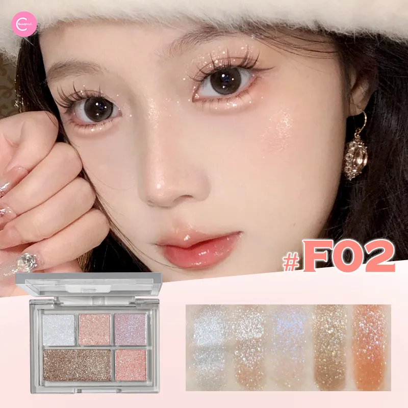 GELLA'S Shimmering 5-Color Eyeshadow Palette