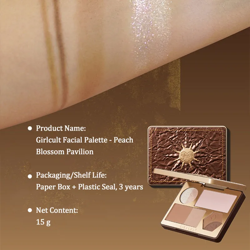 Girlcult Treasure Face Palette - Peach Blossom
