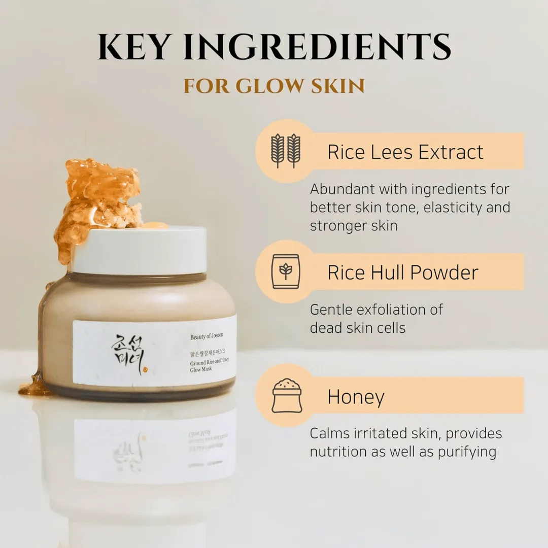 Ground Rice and Honey Glow Mask