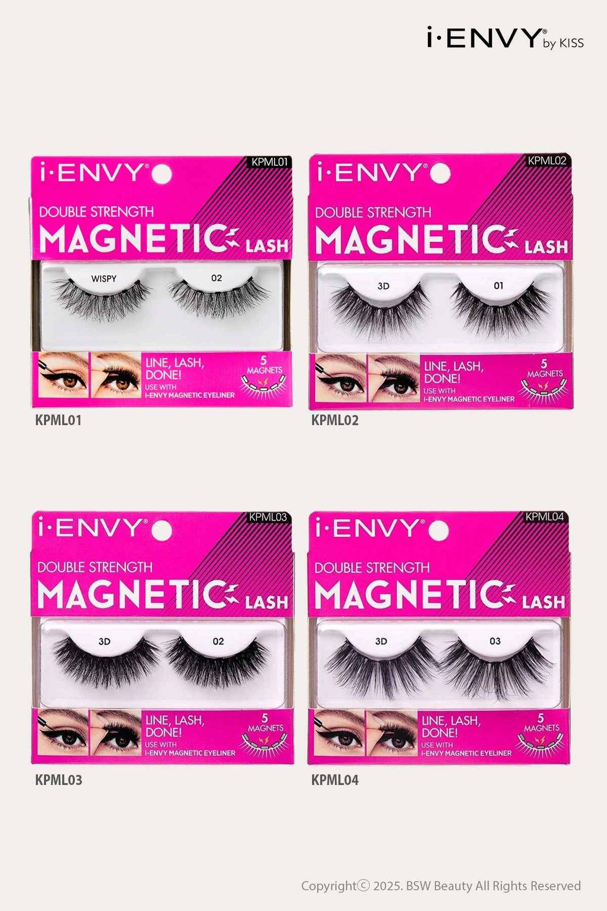 I ENVY BY KISS MAGNETIC EYE LASHES