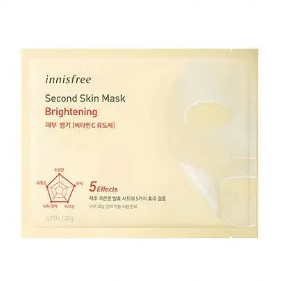 Innisfree Second Skin Mask Set - Brighten-Up