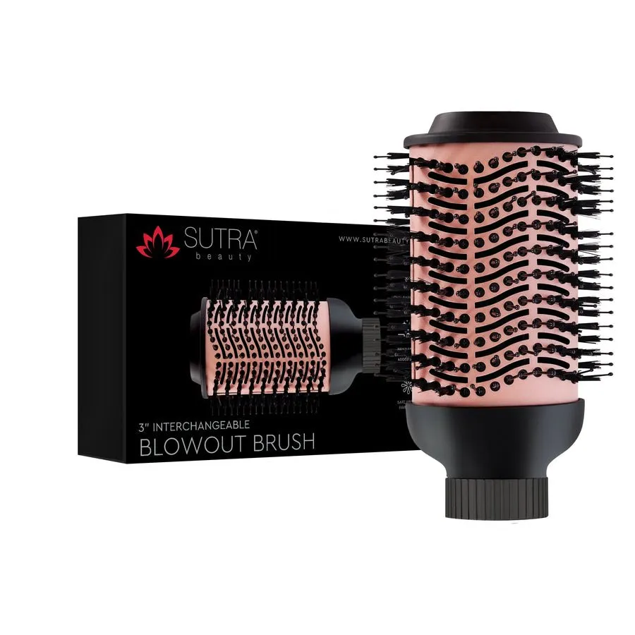 Interchangeable 2" Blowout Brush with 1" and 3" Attachments