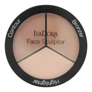 Isadora Face Contour Bronzer/Highlighter/Contour 03 Nude 18g