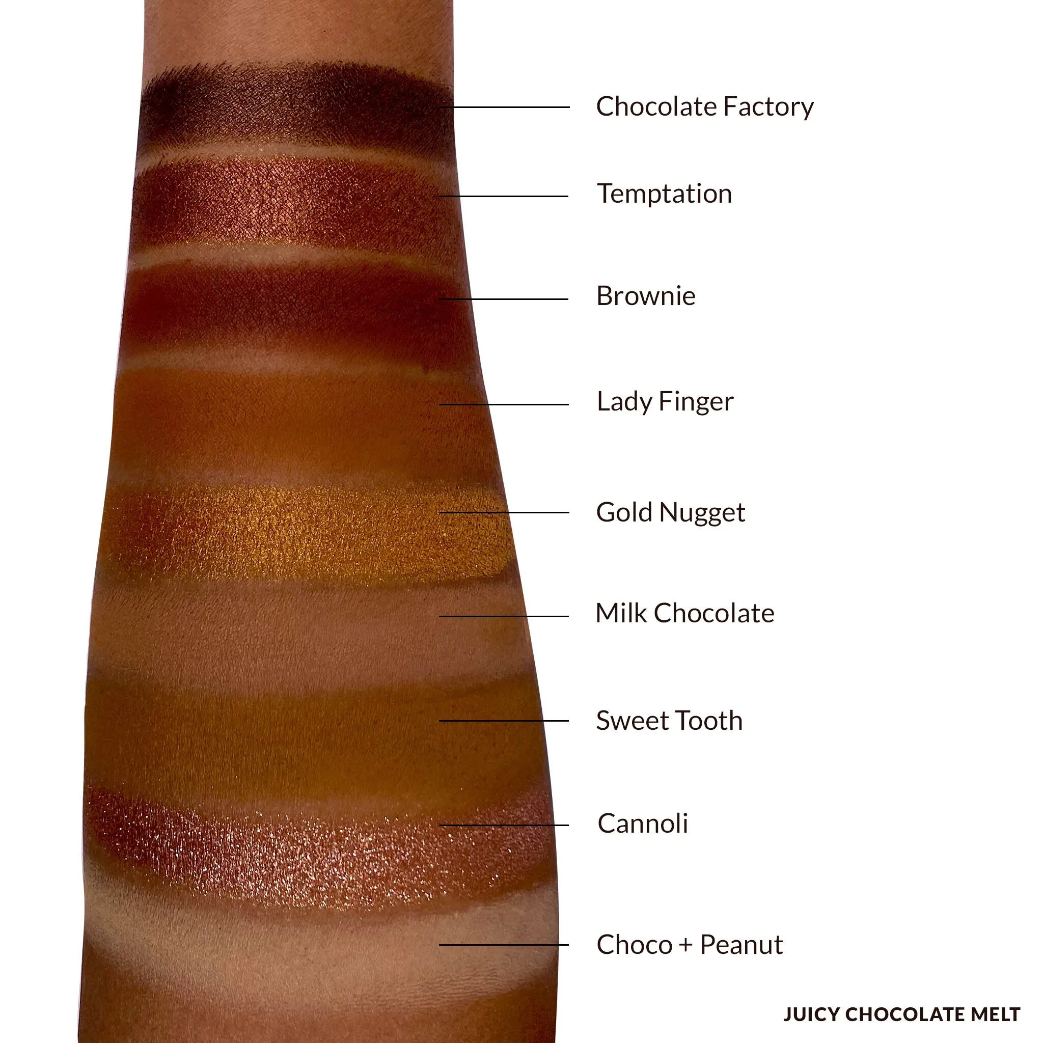 JUICY NINE PALETTE - 04 Juicy Chocolate Melt