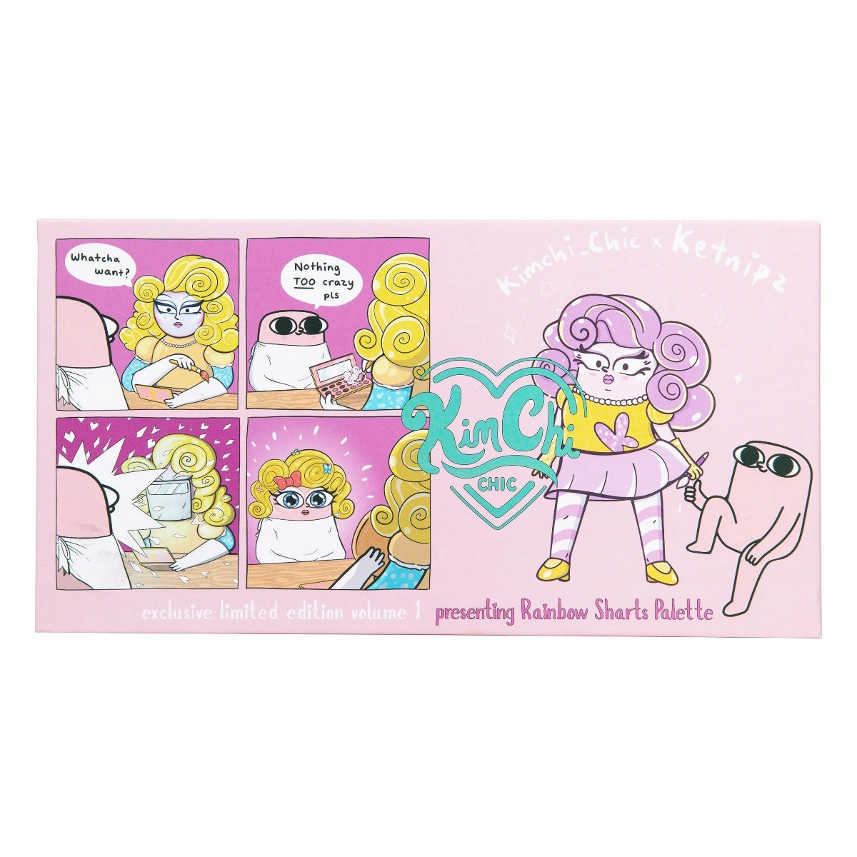 KIMCHI X KETNIPZ: Rainbow Sharts Mini Me Shadow Palette
