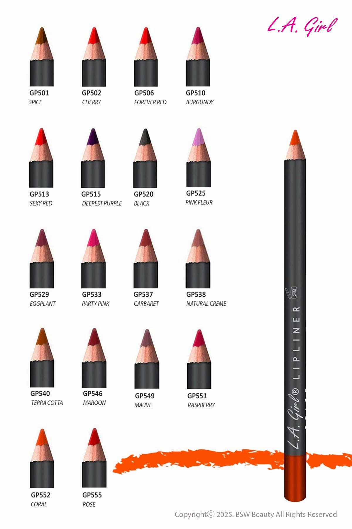 L.A. GIRL LIPLINER PENCIL