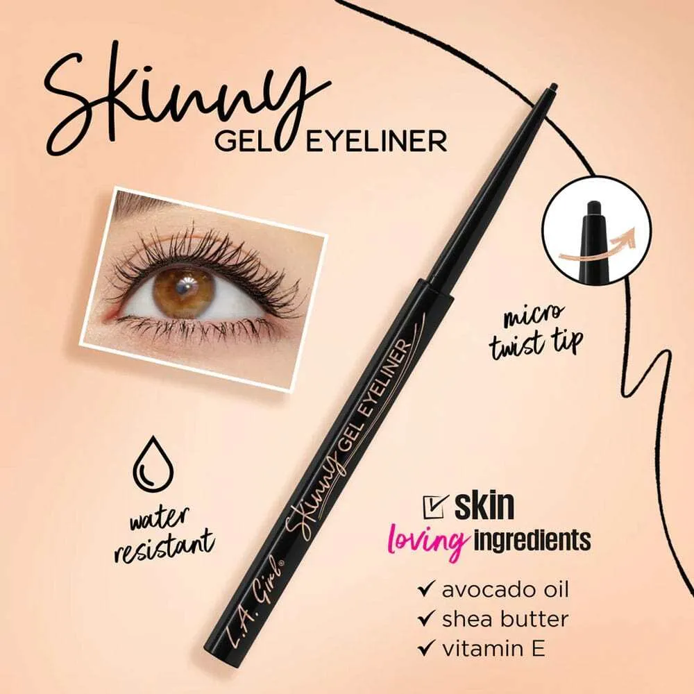 LA Girl Skinny Gel Eyeliner Silky Black