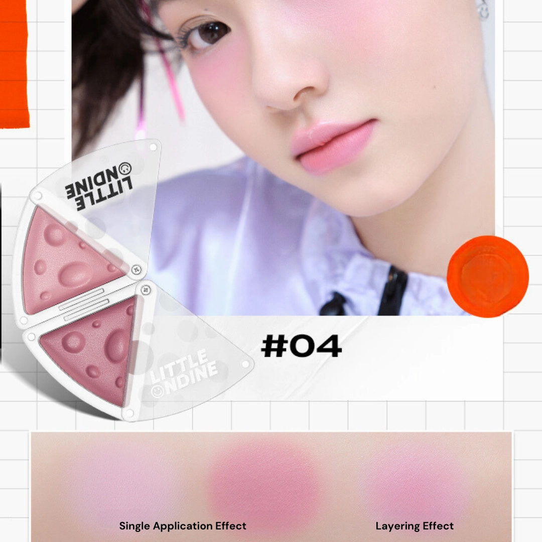 LittleOndine Mini Dual-Tone Cheek Palette