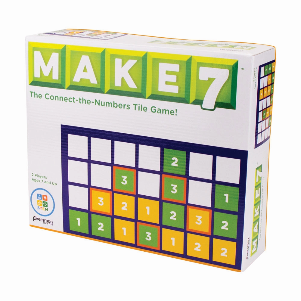 Make 7 Strategic Number Matching Board Game