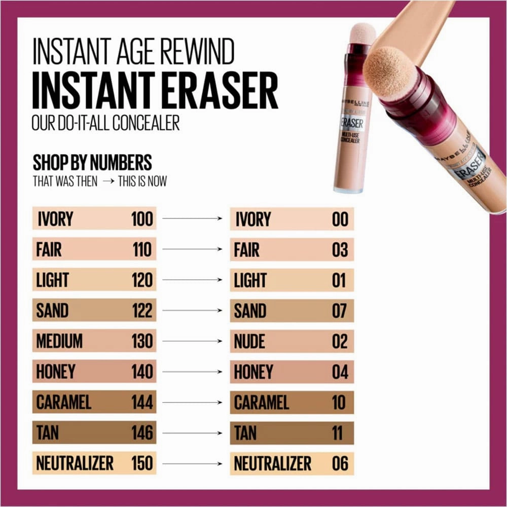 Maybelline Instant Age Rewind Treatment Concealer 120 Light 6ml
