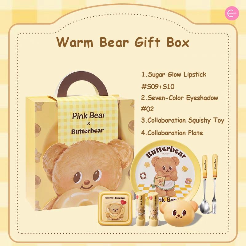 Pink Bear Butterbear Gift Set