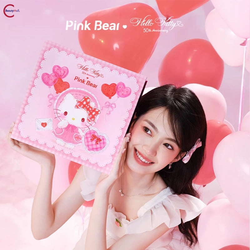 Pink Bear x Hello Kitty Collaboration Nourishing Lipstick Gift Set