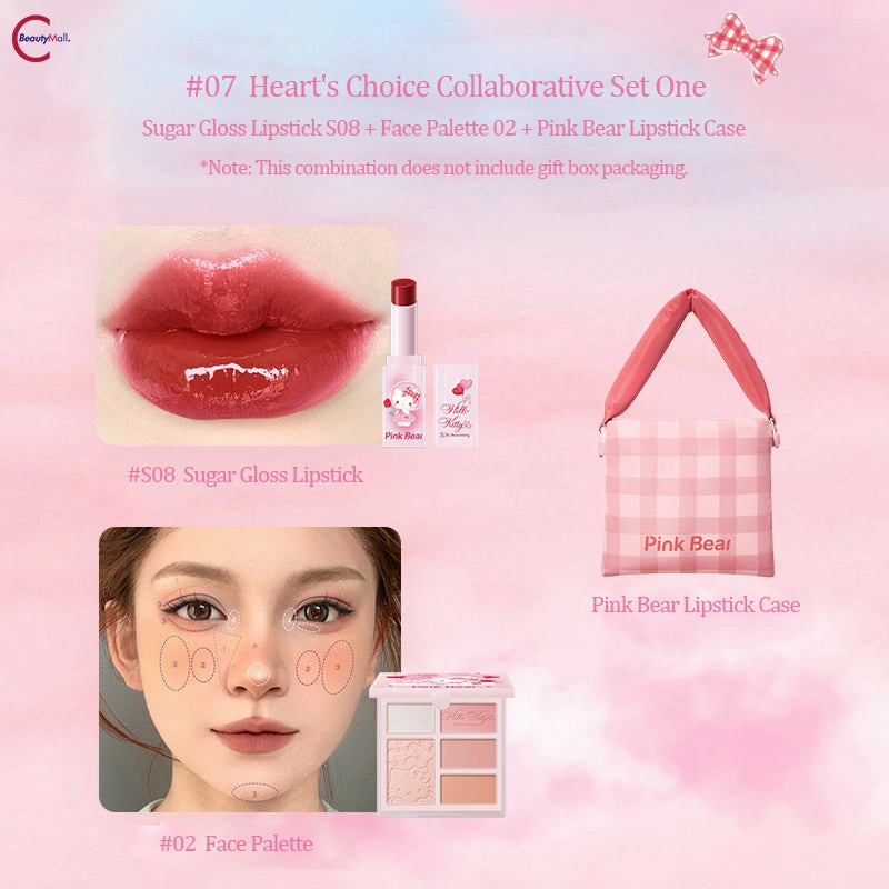 Pink Bear x Hello Kitty Collaboration Nourishing Lipstick Gift Set