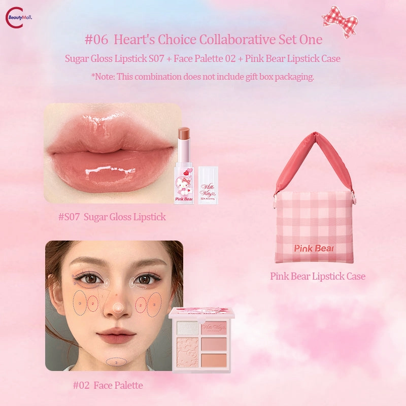 Pink Bear x Hello Kitty Collaboration Nourishing Lipstick Gift Set